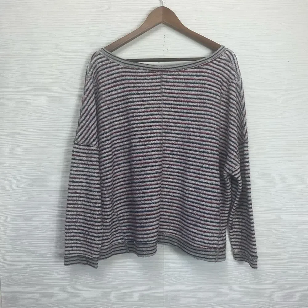 Free People Little Ann Striped Pullover XS